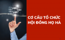 Cơ cấu tổ chức và hoạt động của Hội đồng họ Hà Việt Nam 